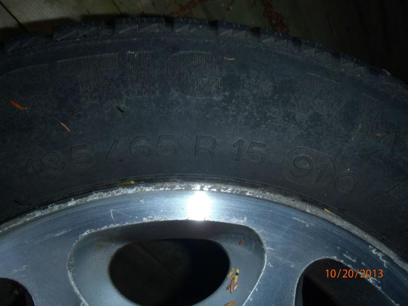 Michelin Alpina Tires on Mercedes Rims15