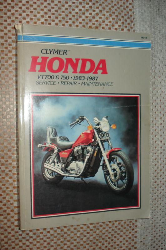 1983-1987 honda vt700 vt750 motorcycle service manual shop book 700 750 repair