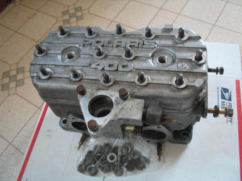 Polaris indy 400 snowmobile cylinder pistons & head monoblock 89 90 91 92 93 