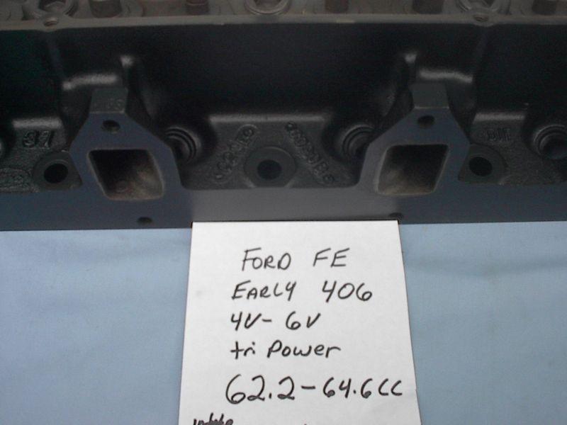 1962-1963 ford fe 406 tri power single head C2SE 6090 B bare dated may 2nd 1962, US $299.99, image 2