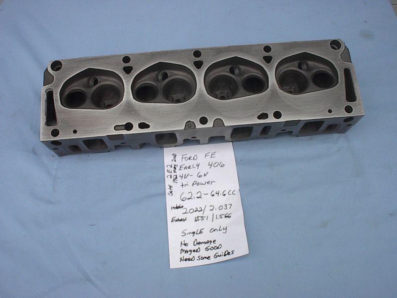 1962-1963 ford fe 406 tri power single head C2SE 6090 B bare dated may 2nd 1962, US $299.99, image 7