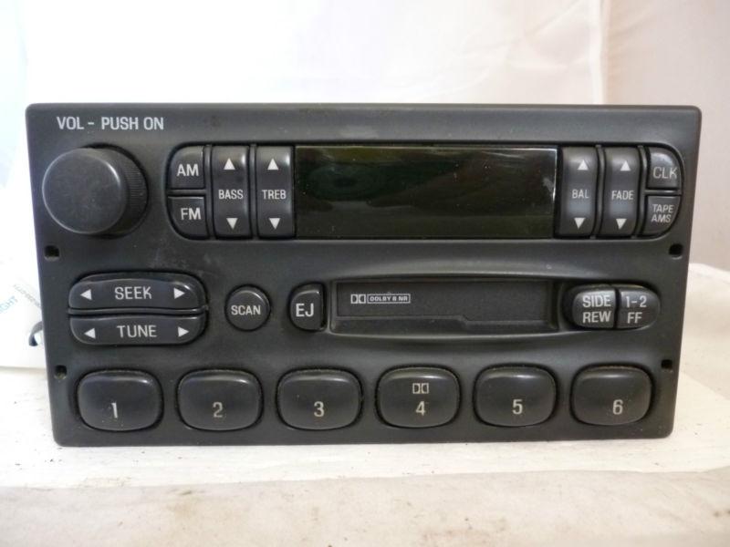 99-04 ford f150 ranger crown victoria windstar radio cassette f87f-19b132-ab 