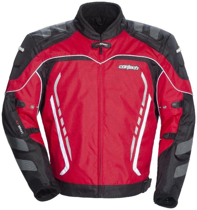 Cortech gx sport series 3 red 3xl textile motorcycle riding jacket xxxl