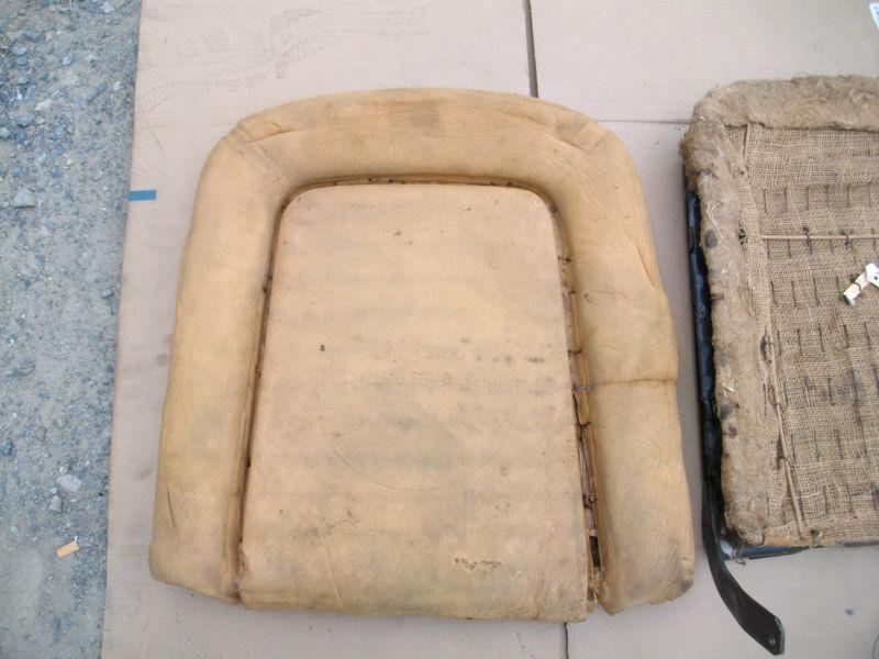 65 mustang bucket seat back right pass.side