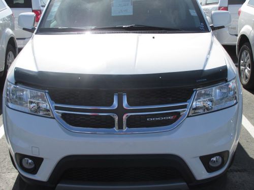 Dodge journey front air deflector tinted w/dodge logo mopar oem
