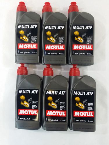 Uc252 105784 motul multi atf 1liter 100% synthetic transmission oil (6pack)