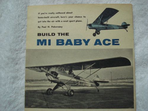 Baby ace sport plane airplane plans great project