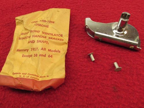 Nors 1957 57 mercury car vent window handle chrome