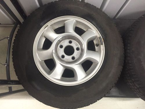 Ccf oem ford thunderbird 15&#034; 5 lug aluminum wheel &amp; 215-70-15 tire