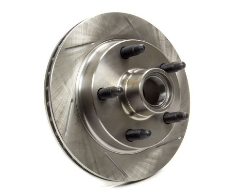 Afco racing 10.130 in drivers side slotted pillar vane brake rotor p/n 6640125