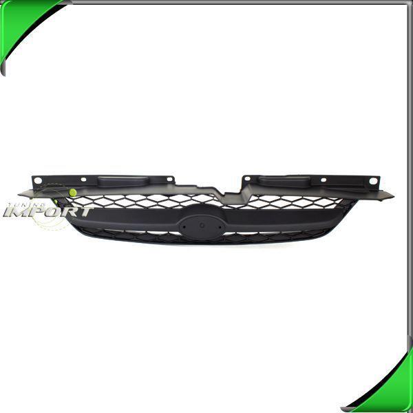 Front grille frame ki1200115 plastic black unpainted for 2003-2005 kia rio sedan