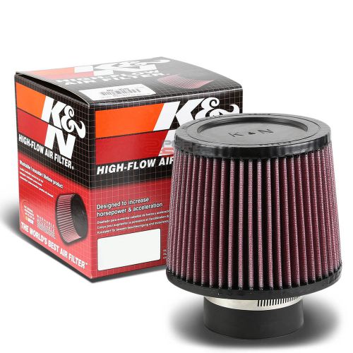 K&amp;n kn universal round tapered cotton gauze 3" air filter 5" height ru-3570
