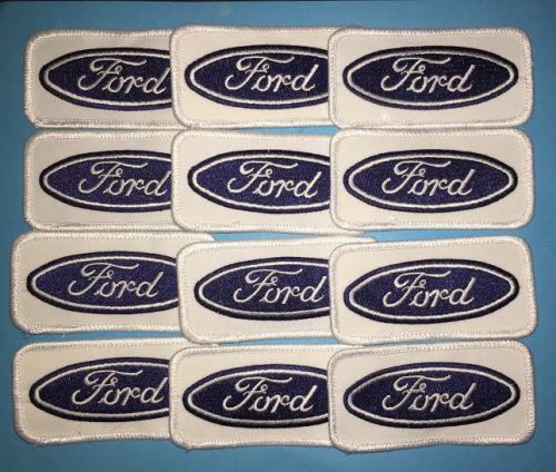 12 lot rare vintage ford car club iron on jacket hat patches crests b