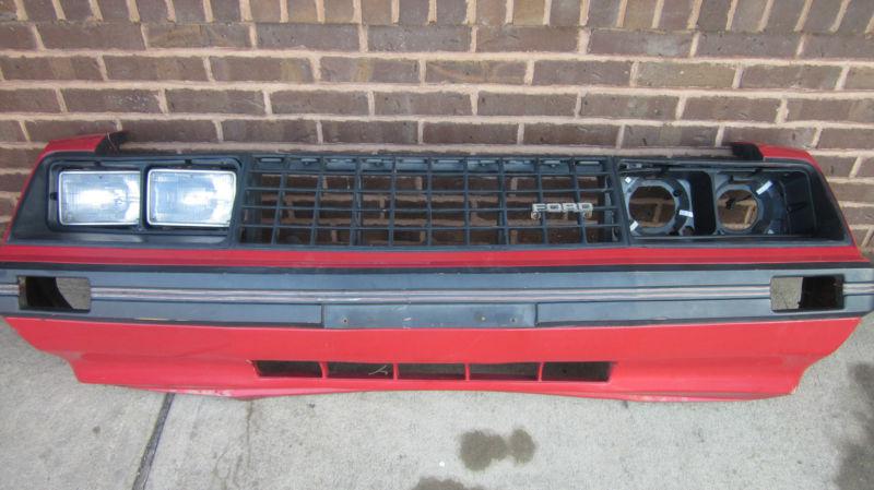 1980 ford mustang bumper and bumper cover-used