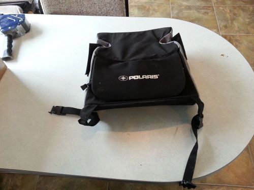 08 09 10 11 12 polaris iq rmk under seat tunnel bag grey black used oem