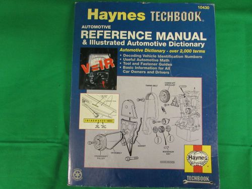Haynes  techbook automotive reference repair manual- specialized 10430