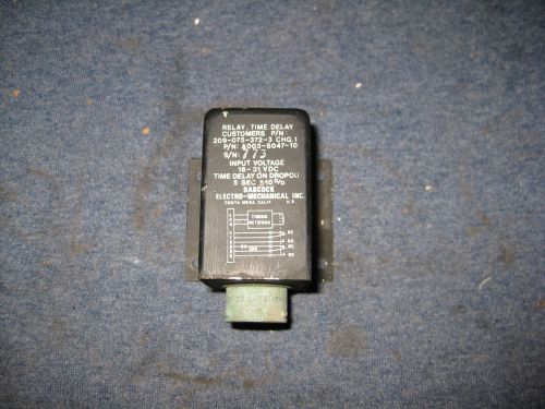 Bell helicopter time delay relay p# 209-075-372-003 used