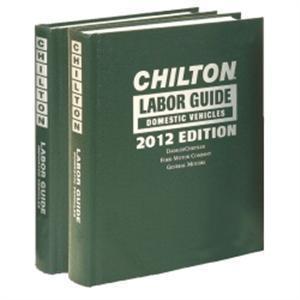 Chiltons 216155 2012 chilton labor guide manual set