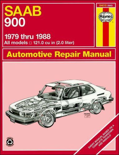 Saab 900 sedan, hatchback, 2.0l, 2.0l turbo repair manual 1979-1988