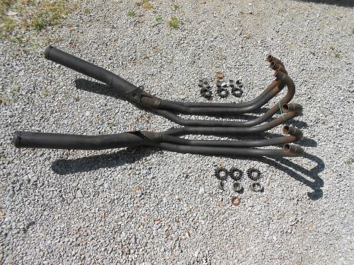 Benelli sei marving 6 to 2 exhaust mufflers pipes with 3 collars