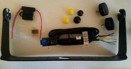Lowrance gen2 12" touch mounting bracket assembly power cable fishing