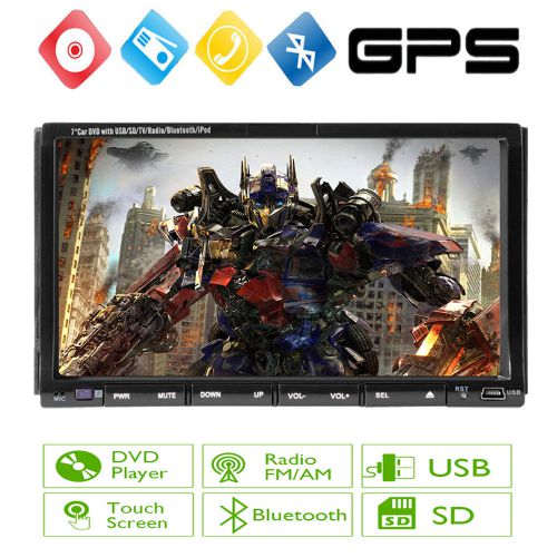 Navigation car dvd player bluetooth in dash stereo gps  system double 2 din unit