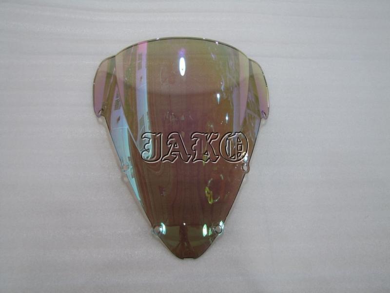 Windshield light iridium screen racing windscreen for honda cbr600 f4i 2001-2007