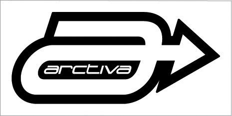 New arctiva banner, black/white, 8'x4'