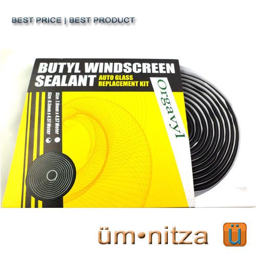Oci butyl rubber glue headlight windshield speaker sealant retrofit 9.5 x 4.57
