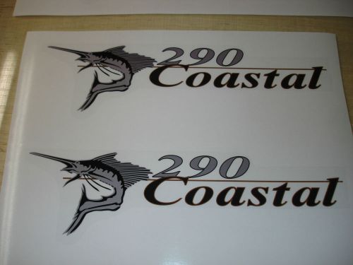 Wellcraft coastal 290 fishing boat decal set