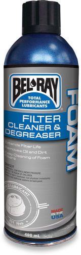 Bel-ray foam filter cleaner and degreaser 400 ml 99180-a400w