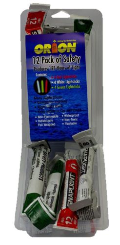 Orion safety products light sticks, 12 pack, 512