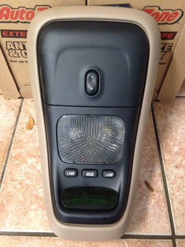 1999-2001 ford explorer roof console compass temperature display w/bezel