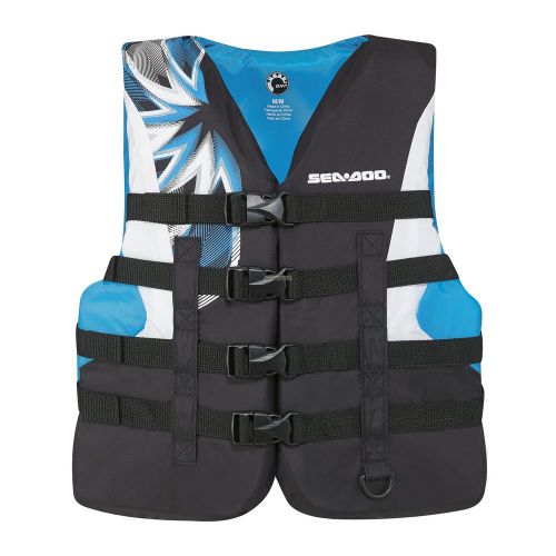 Sea-doo ladies'  nylon motion pfd -life jacket  vest - blue