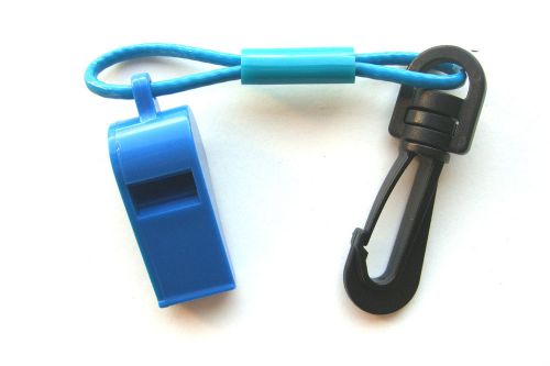 Jetski seadoo waverunner jet boat mercury marine whistle with clip blue