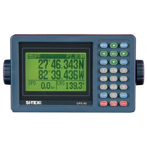 Si-tex gps-90 mkii 18-channel gps receiver w/loran td conversion mfg# gps-90mkii