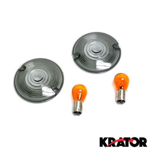Motorcycle smoke turn signal lenses for harley davidson electra / road glides
