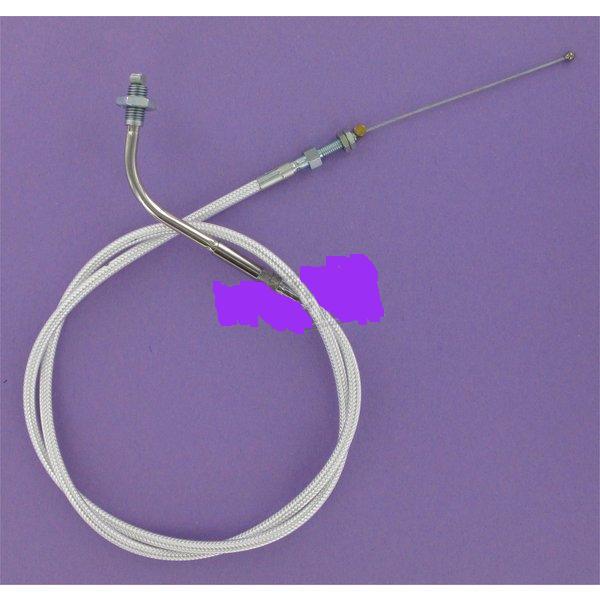 Magnum sterling chromite ii braided throttle cable- honda nxr1800 rune (04-05)