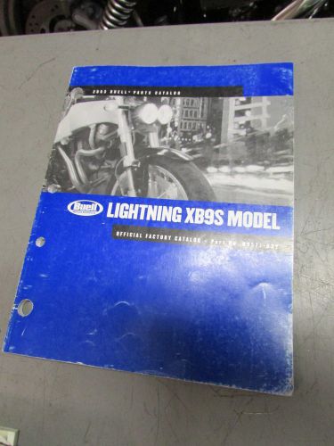 Oem harley-davidson buell parts catalog 2003 used. 99571-03y