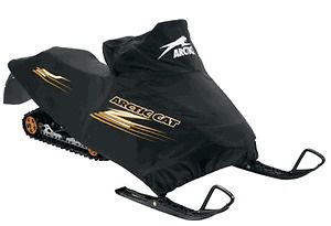 Arctic cat snowmobile f-series / jaguar deluxe black canvas cover, 4639-690
