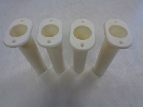 Flush rod holder set of (4) cream 8 1/4" x 3 7/8" x 2 3/8" marine boat