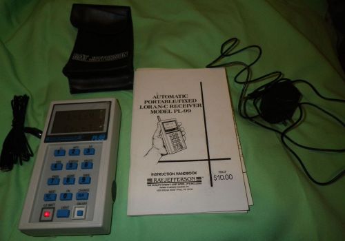 Ray jefferson pl-99 hand-held portable loran c w/home key boating flying