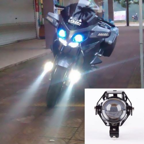 2x u5 cree led universal motorcycle driving fog head spot brake light for suzuki