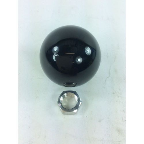 Black billiard cue ball custom shift knob glossy finish nice no reserve