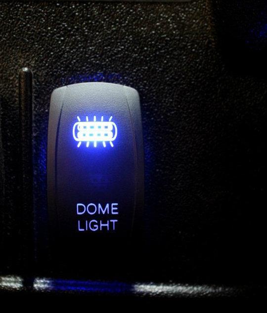 Truck 4x4 off road sand rail boat bus motorhome  backlit dome light switch 