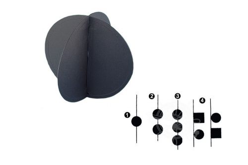 Osculati black signal ball safety anchor 300mm