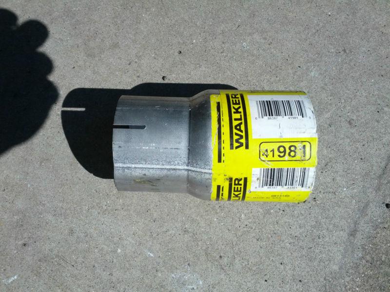 Walker exhaust exhaust pipe reducer 3.5" id to 3" id length 6" aluminized each