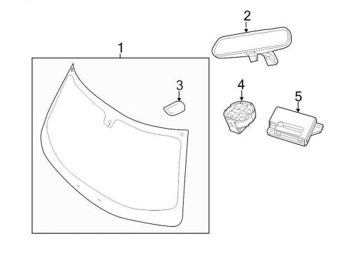 Chrysler oem chrysler rain sensor 05026608ad image 4