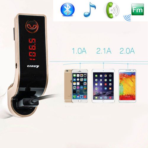 Sell Wireless InCar Bluetooth FM Transmitter Handsfree Calling Radio