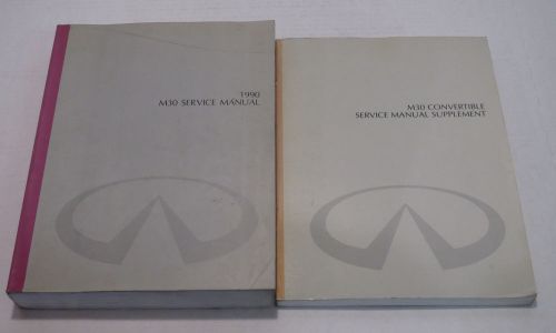 1990 infiniti m30 oem service repair shop manual from dealership full size book